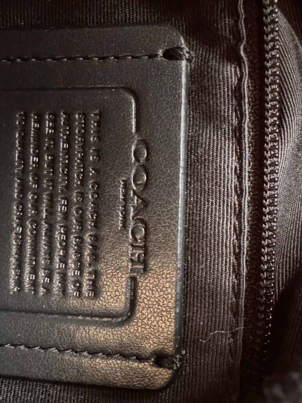 Coach F58284 Black Signature Jacquard Zip Top Shoulder Bag Purse - Picture 3 of 6